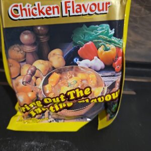 Pack of chicken flavored seasoning cubes