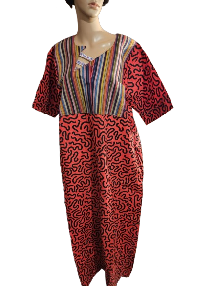 African Print Gown